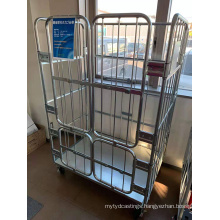 Laundry Metal Steel Logistic Roll Cage Trolley